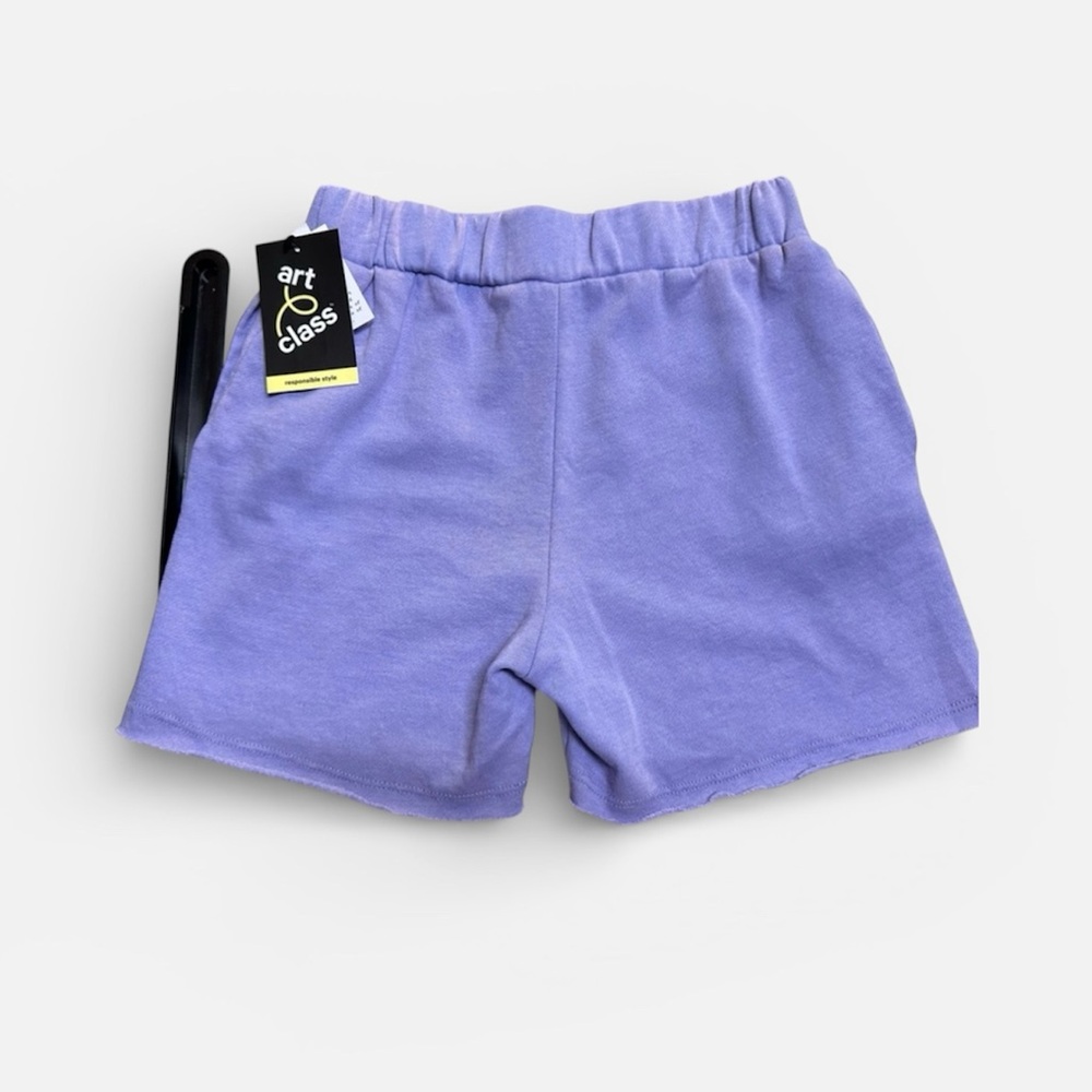 NWT Art Class (Target) girls’ fleece shorts purple size M